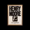 Henry Moore exhibition poster at the Tate Gallery in 1968 (18 July - 22 September)